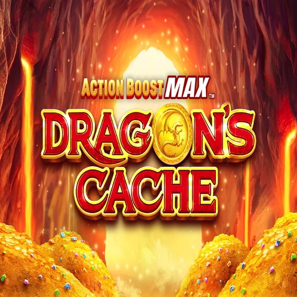 Enjoy Action Boost Max Dragon's Cache by SpinPlay Games – logo hosted on realzcasinoo.com
