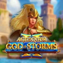 Try Age Of The Gods: God Of Storms 2 slot by Playtech on realzcasinoo.com – logo image