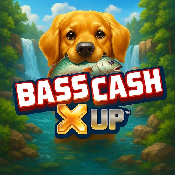 Bass Cash X UP by Alchemy Gaming, showcased at realzcasinoo.com – game logo