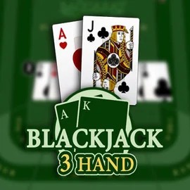 Blackjack 3H (Habanero) slot visual from Habanero available on realzcasinoo.com
