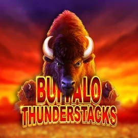 Buffalo Thunderstacks online game logo by Amatic Industries on realzcasinoo.com