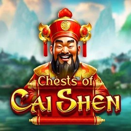 Chests of Cai Shen slot logo by Pragmatic Play at Realz Casino