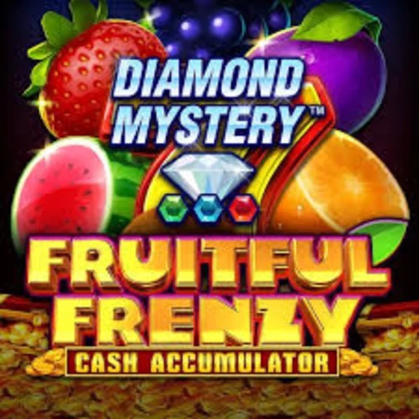 Diamond Mystery Fruitful Frenzy Cash Accumulator by Greentube, showcased at realzcasinoo.com – game logo