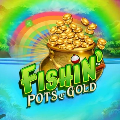 Fishin Pots Of Gold online game logo by Gameburger Studios on realzcasinoo.com