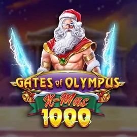 Slots logo of Gates of Olympus Xmas 1000 from Pragmatic Play at Realz Casino