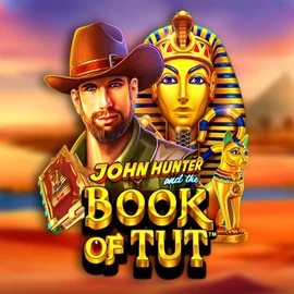 John Hunter and the Book of Tut online game logo by Pragmatic Play on realzcasinoo.com