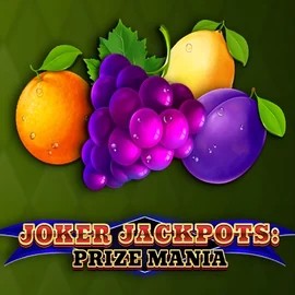 Joker Jackpots: Prize Mania slot logo by OctoPlay at Realz Casino