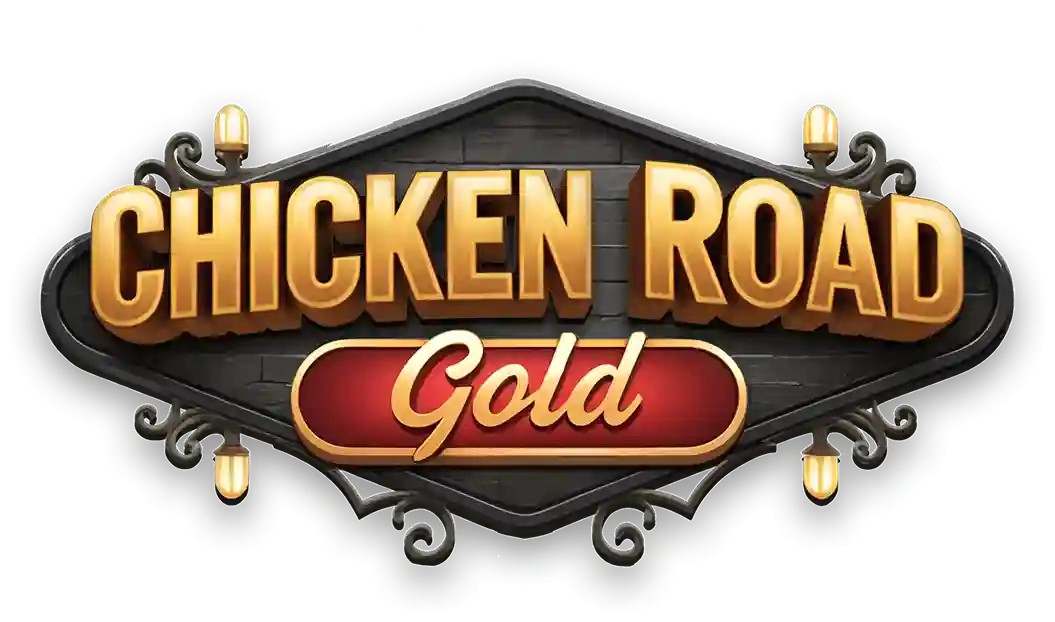 Chicken Road Gold online game logo by InOut on realzcasinoo.com