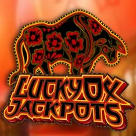 Lucky Ox Jackpots by Rival, showcased at realzcasinoo.com – game logo