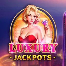 Luxury Jackpots logo by Triple Cherry at Realz Casino