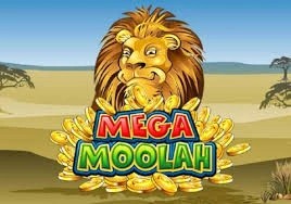 Mega Moolah slot slot logo by Games Global at Realz Casino