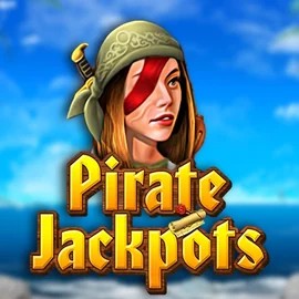 Pirate Jackpots slot logo by Belatra Games at Realz Casino
