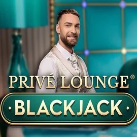Privé Lounge Blackjack slot visual from Pragmatic Play available on realzcasinoo.com