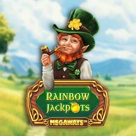 Rainbow Jackpots Megaways game by Red Tiger Gaming – logo hosted on Realz Casino