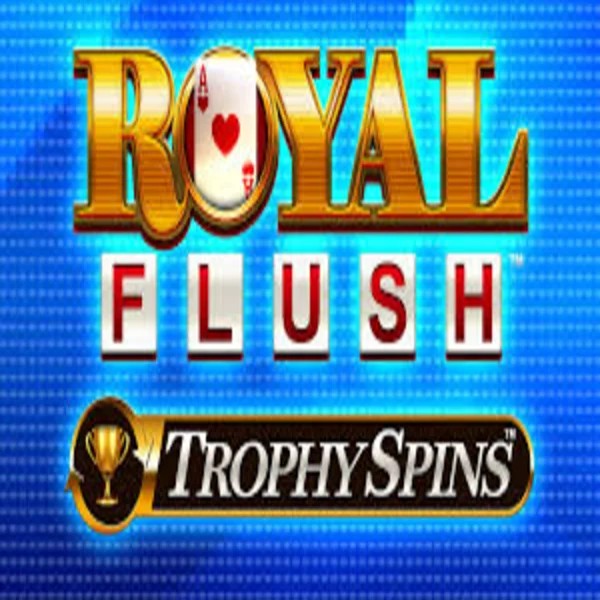 Royal Flush Trophy Spins game by Greentube – logo hosted on Realz Casino