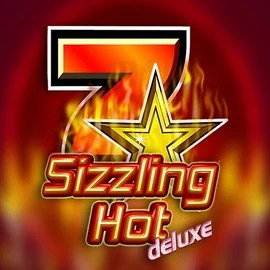 Sizzling Hot Deluxe logo – Slots by Novomatic at Realz Casino