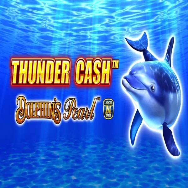 Official Slots logo: Thunder Cash Dolphins Pearl by Novomatic at Realz Casino