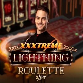 XXXtreme Lightning Roulette online game logo by Evolution on realzcasinoo.com